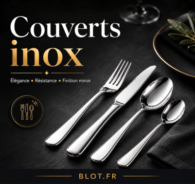 Gammes de couvert en inox Blot.fr